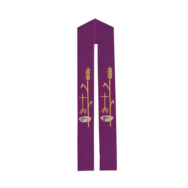 Beau Veste Overlay Stole Grapes Wheat IHS 70 Beau Veste Overlay Stole Grapes Wheat IHS 70