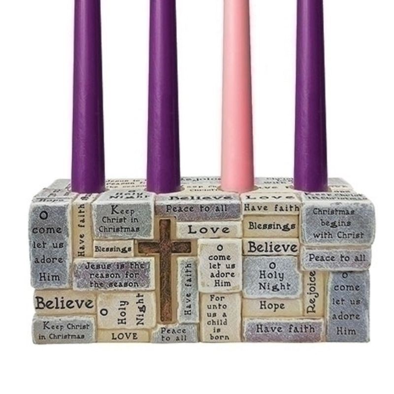 Crossword Advent Candle Holder 3.25" - 135377