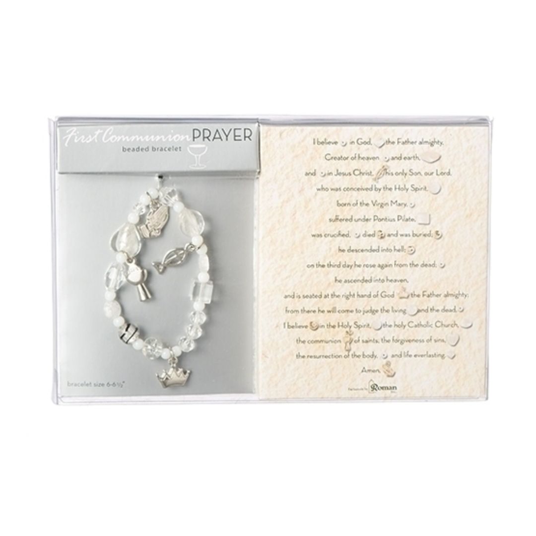 First Communion Story BraceletWhite - 62349