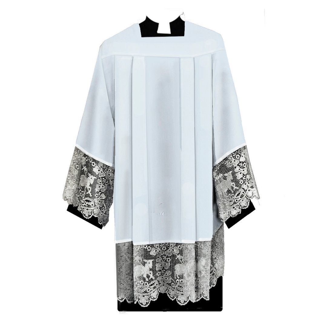 Beau Veste Surplice Poly Linen Lace Bands #4895 Beau-Veste-Surplice-Poly-Linen-Lace-Bands-4895
