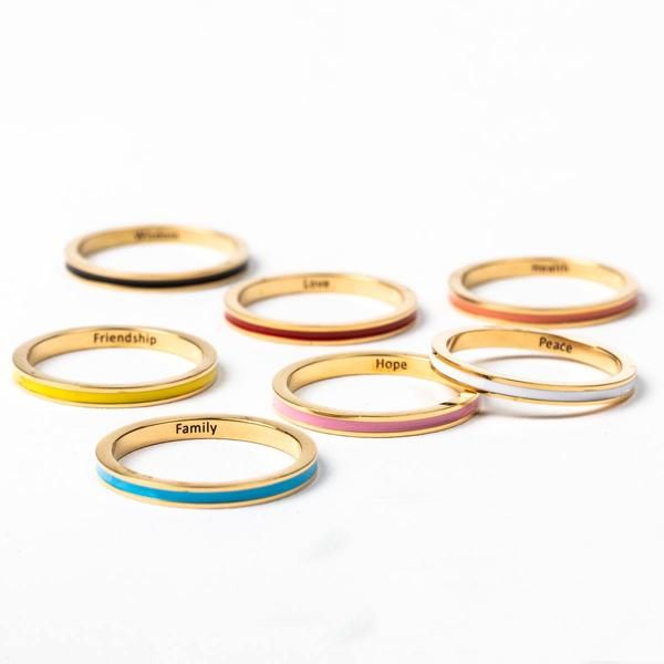 My Saint My Hero Stack Your Blessings Rings- 420Series
