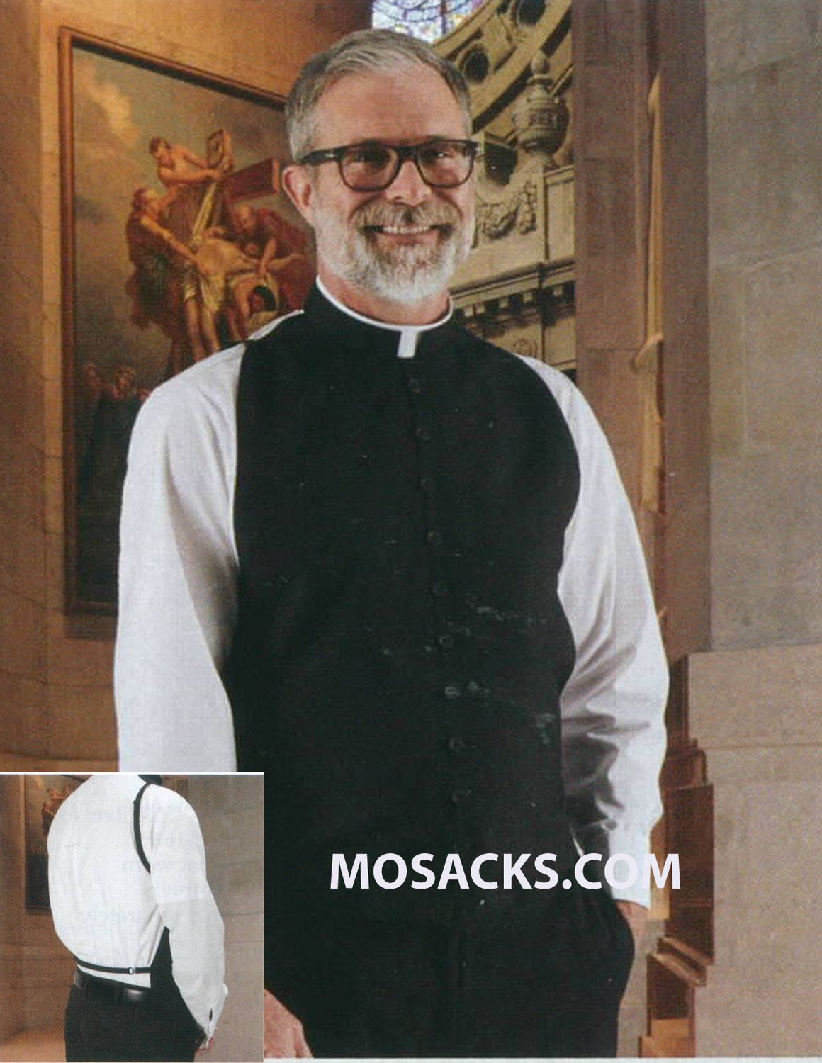 RJ Toomey Roman Shirtfronts Vestfronts with Buttons