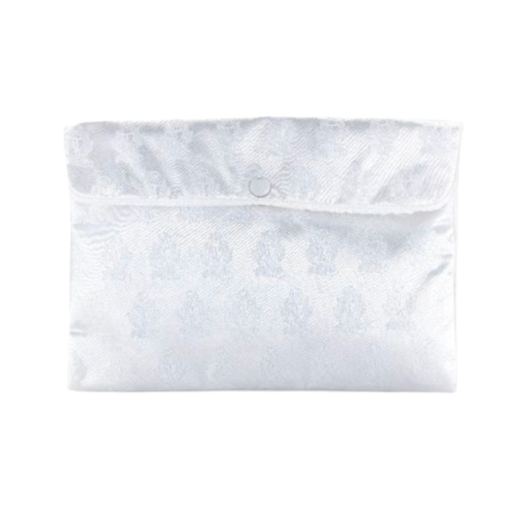 Communion Satin Purse with Chalice Embroidery First Communion Satin Purse With Chalice Embroidery 12-1672