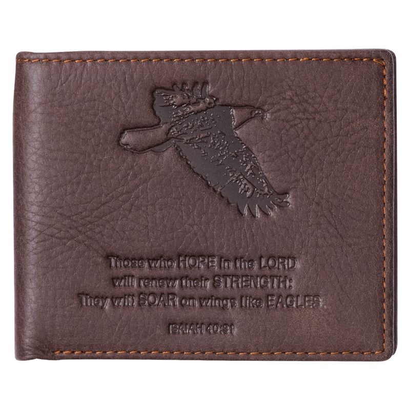 Wings Like Eagles Leather Wallet - WT024