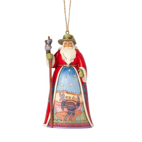 Jim Shore Heartwood Creek 5" Australia Santa Hanging Ornament 258-4041113