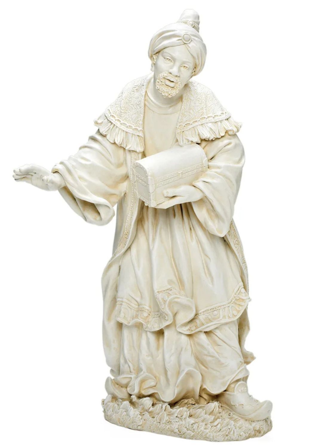 Joseph’s Studio White Graceful King Balthazar - 27" Scale