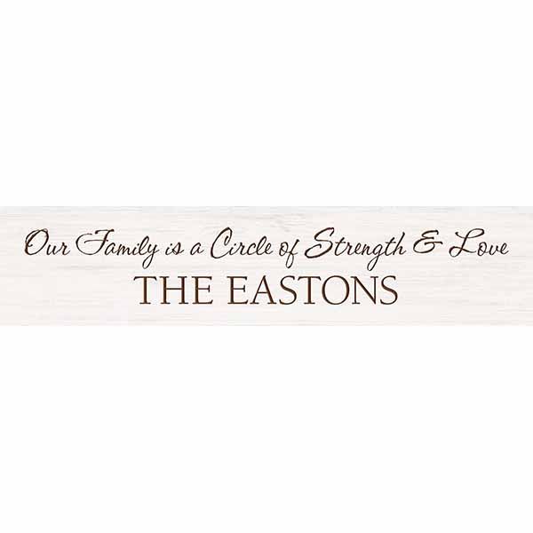 White Faux Wood Small Sign ZVBB0059