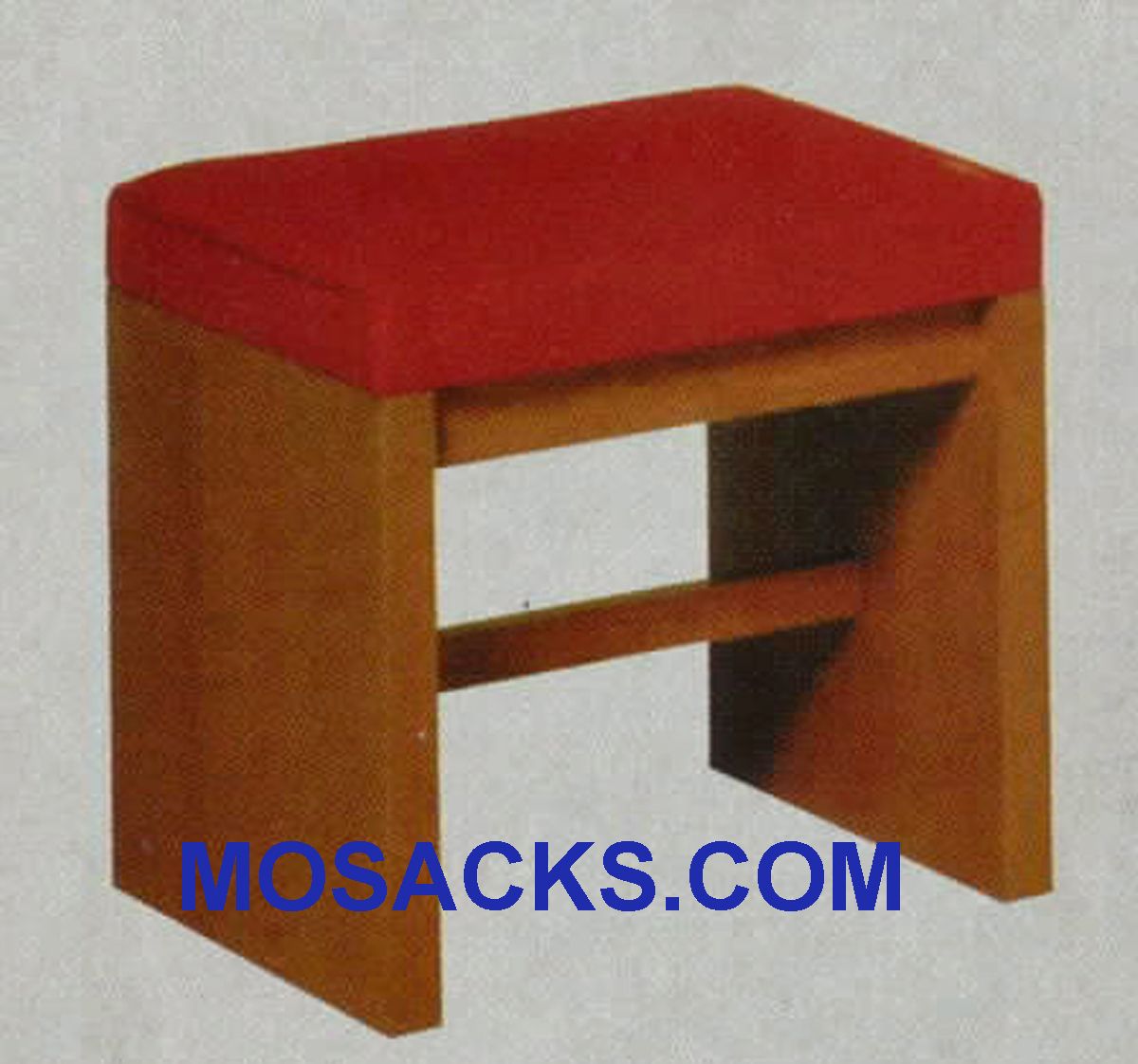 Stool w/ a fixed cushion 21" w x 16" d 18" h 40-8000S