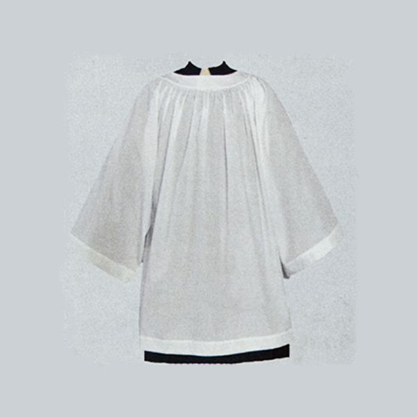 Beau Veste Tailored Surplice with Round Yoke and Bell Sleeves -RYX Wash and Wear