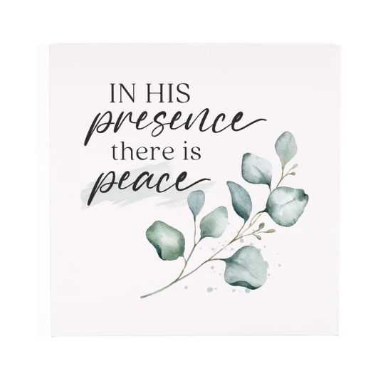 "In His Presence There is Peace" Canvas D√©cor - CVS0276
