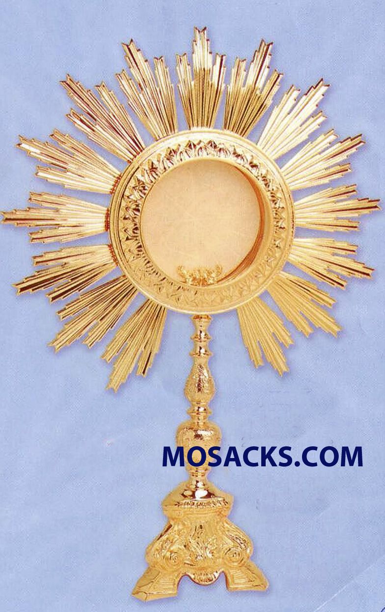 Monstrance Gold Plated - 25 High Monstrance Gold Plated - 25" High, 6.25" Base. K687