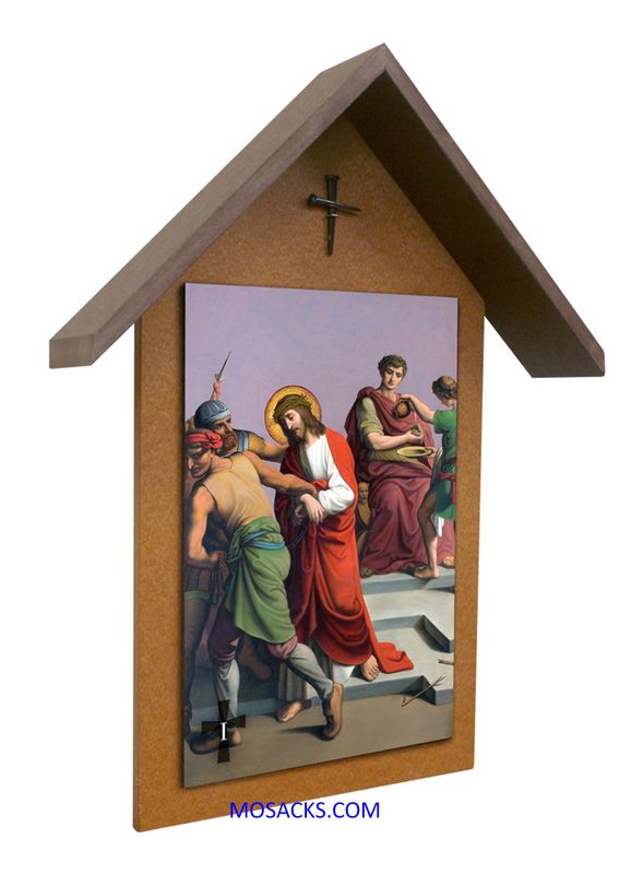 St Peter Stations Of The Cross Poly Wood Outdoor Simple Shrine Set of 14 Stations FREE SHIPPING