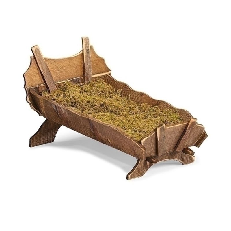 Fontanini 50" Masterpiece Nativity Collection Wood Manger #52200