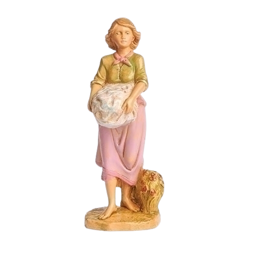 Fontanini 5" Heirloom Nativity Eliana, Girl Villager is new Fontanini for 2023  54126