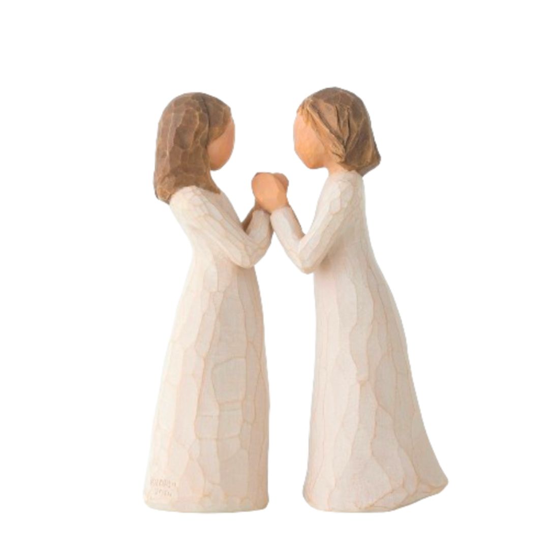 Willow Tree Figurine Sisters by Heart Celebrating a treasured friendship of sharing and understandi