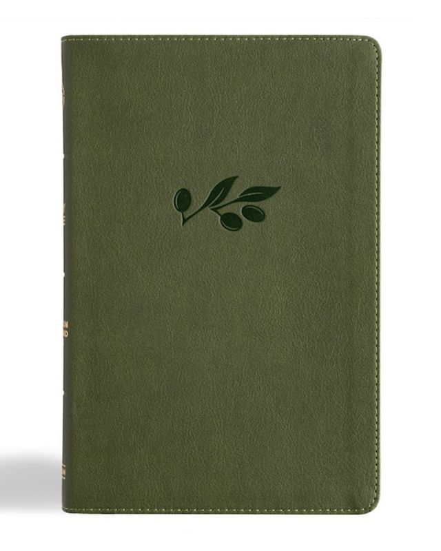 CSBThinlineBibleOliveLeatherTouch