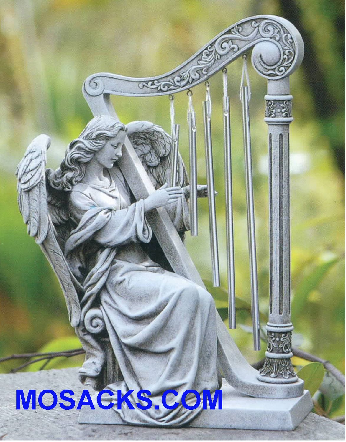 Joseph Studio Angel with Harp Statue 68367