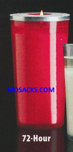 Chapel Light 51% Beeswax 72 hour Ruby 12 per Box 308-88172112