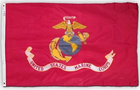3‚Äô x 5‚Äô U. S. Marine Corps Printed Perma-Nyl Flag by Valley Forge Flag