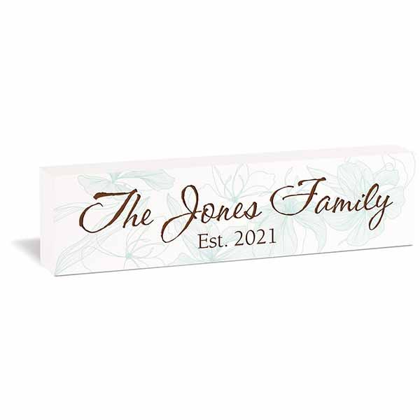 Personalized Botanical Stick 8 x 2 ZWSS0279