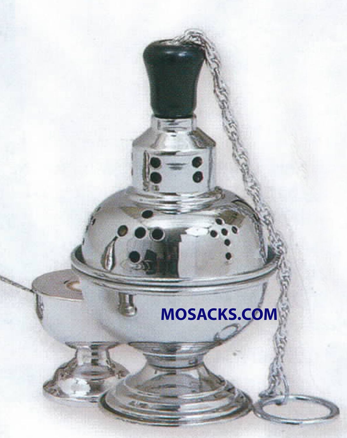 K Brand Censer And Boat in Stainless Steel 7-3/4 Inch-K301