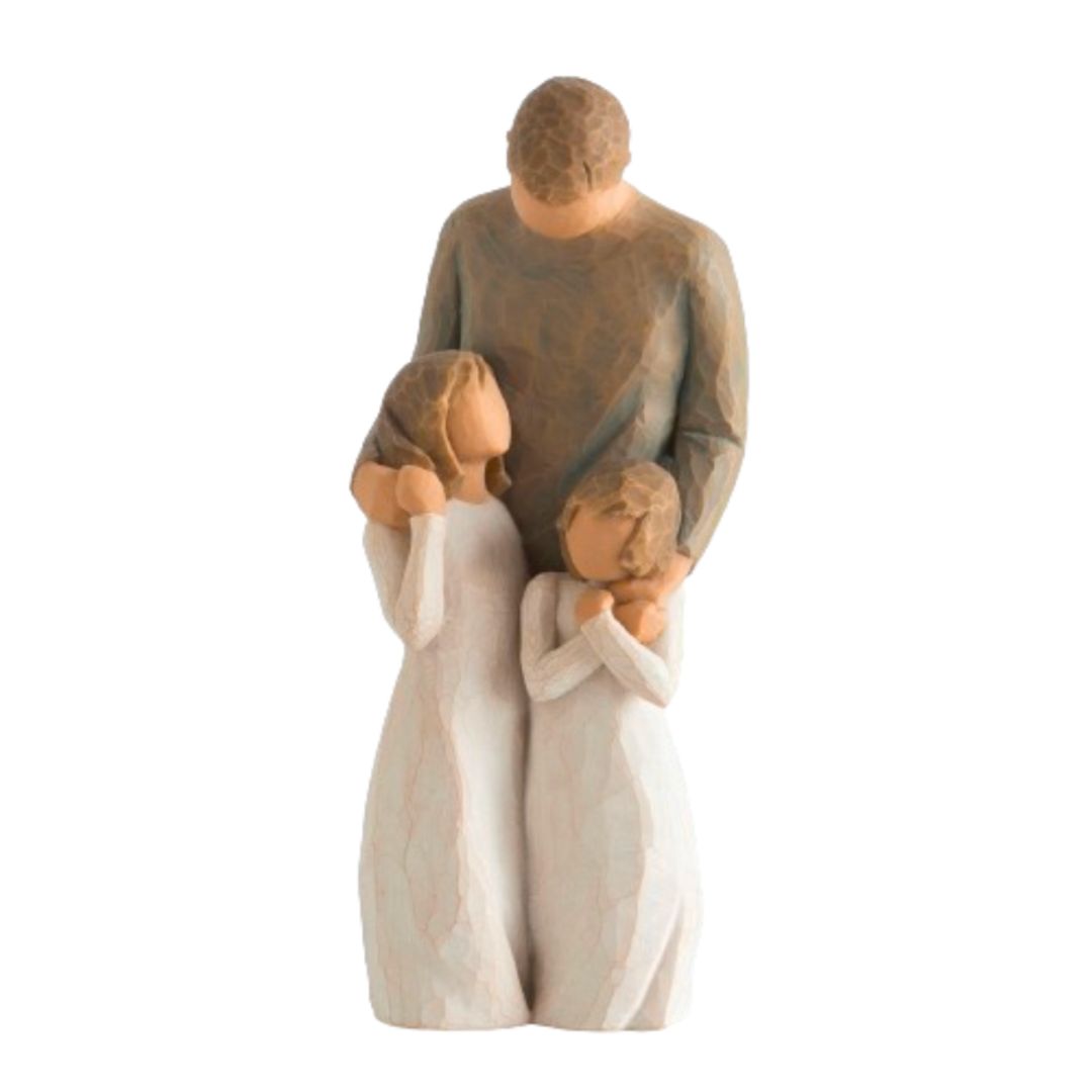 Wlllow Tree My Girls Figurine, 8 WillowTree Figurine, My Girls, looking at you, I see wonder, joy, strength, 8"H 26232.