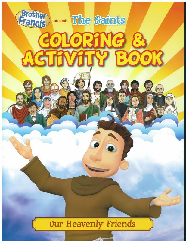 The Saints Coloring and Activity Book-BF08-CB