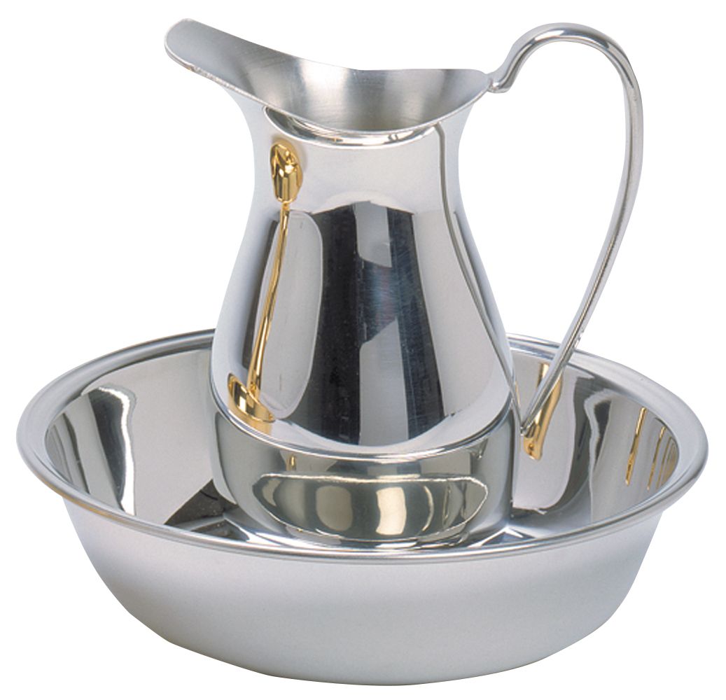 FREE SHIPPING KBrand 8 Inch diameter Polished Pewter Basin-K218P, Baptismal Basin