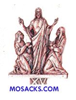 K379-15 Antique Bronze Finish Resurrection Station Of The Cross