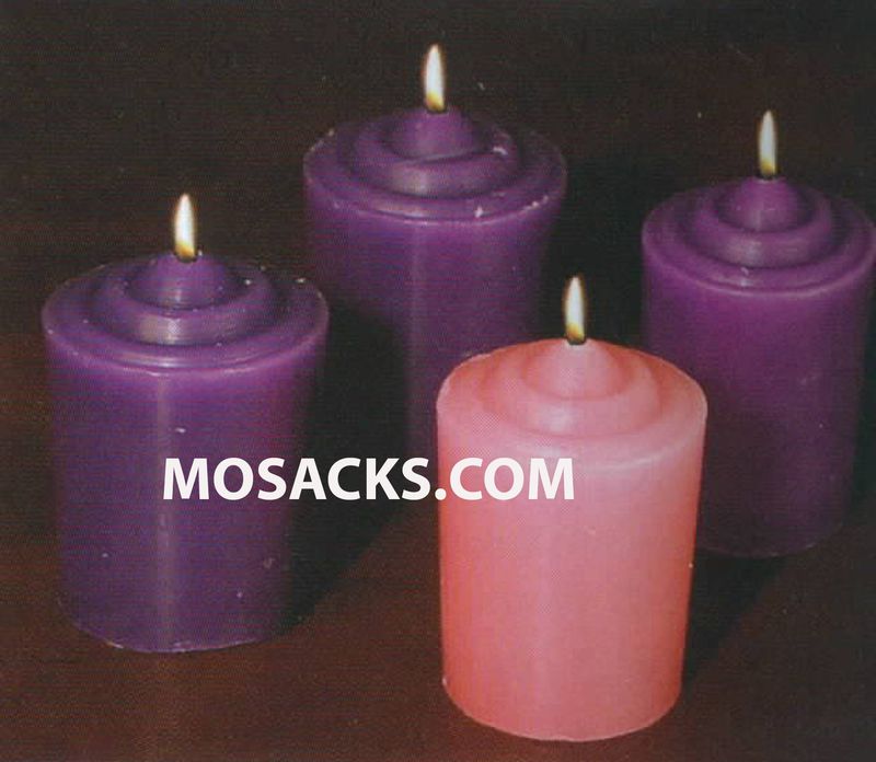 Votive Advent Candles-3 Purple, 1Pink, 70560 Advent Votive Candles