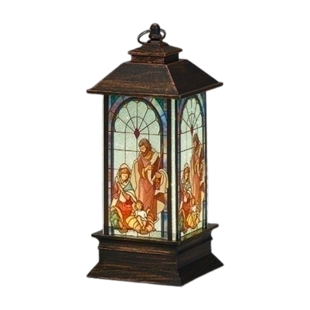 Fontanini Lighted Holy Family Lantern Ornament -56389