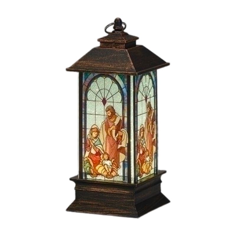 Fontanini Lighted Holy Family Lantern Ornament -56389