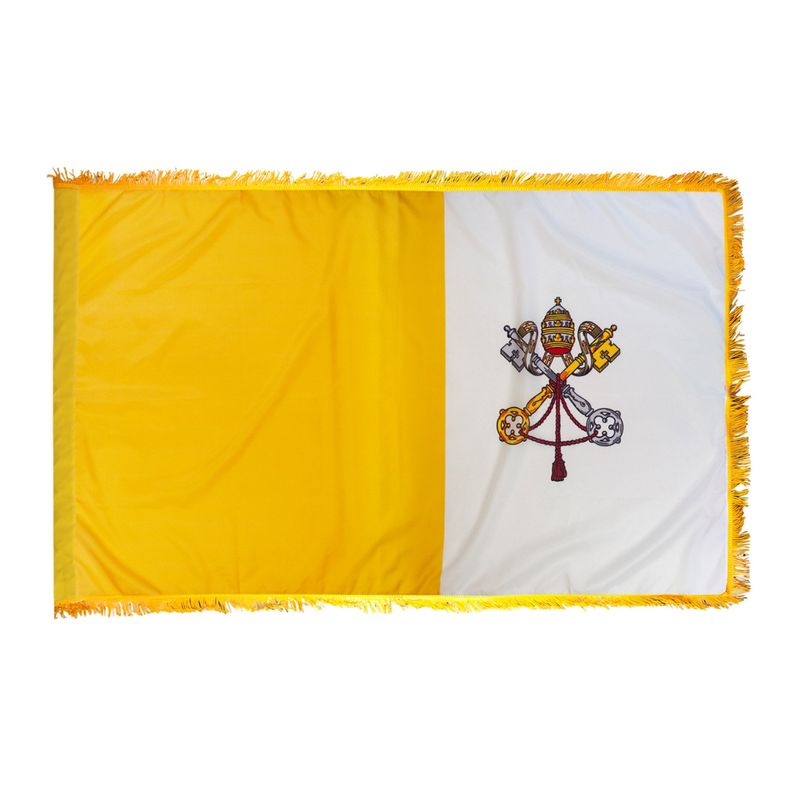 Indoor Flag Papal/Vatican 3x5 ft. Nylon 35269040