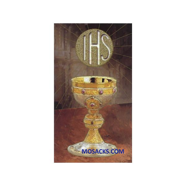 Chalice Host Paper Holy Card 12FC-05 Chalice Host Paper Holy Card 12FC-05