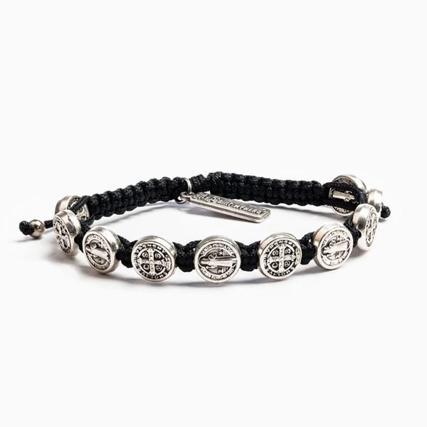 My Saint My Hero Benedictine Blessing Bracelet for Him- 10101BK