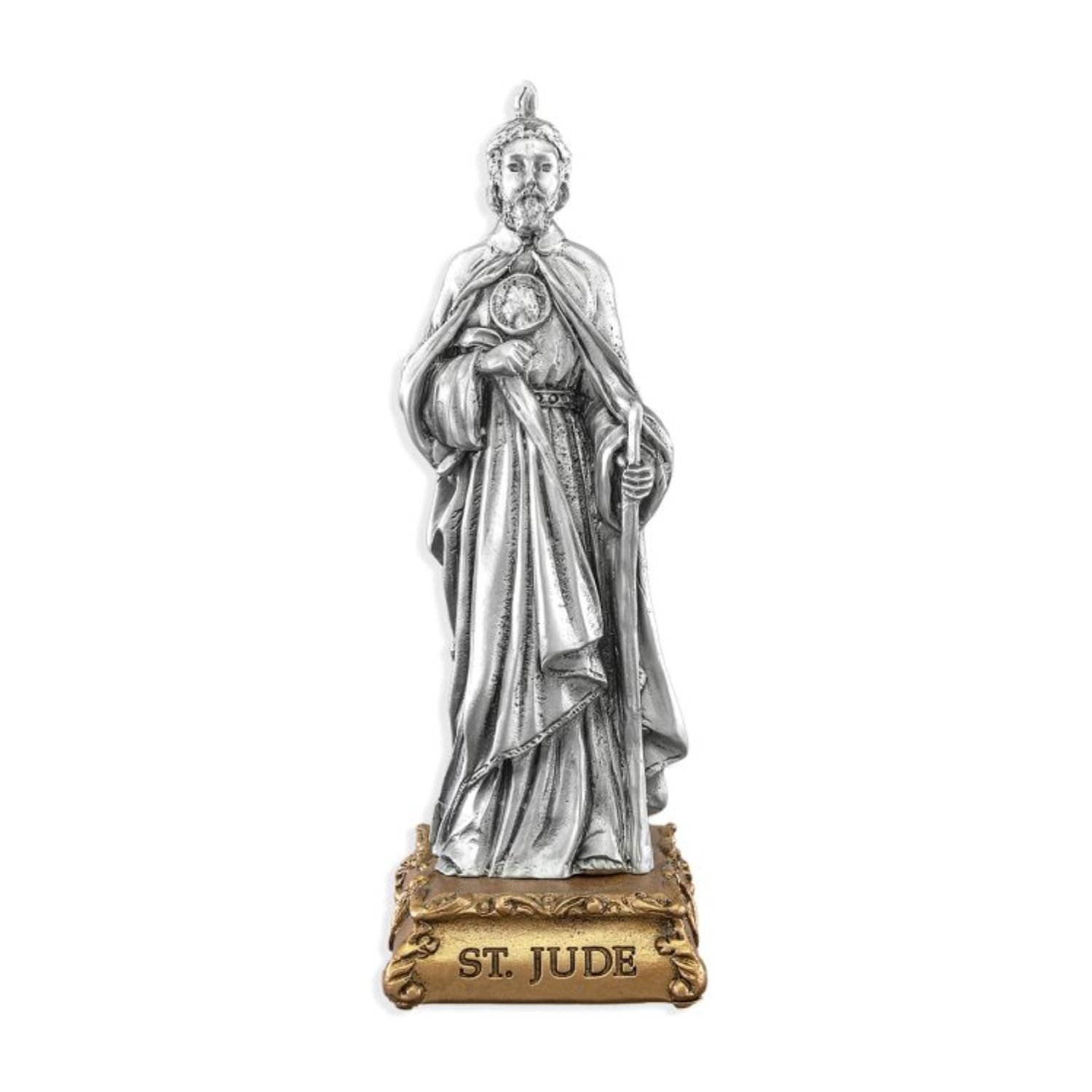 Pewter Statue St. Jude, 4.5 Pewter Statue 4.5 Inch St. Jude 12-1799-320