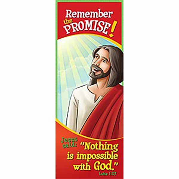 Christian Bookmark Nothing Impossible Bookmark-BKMK07