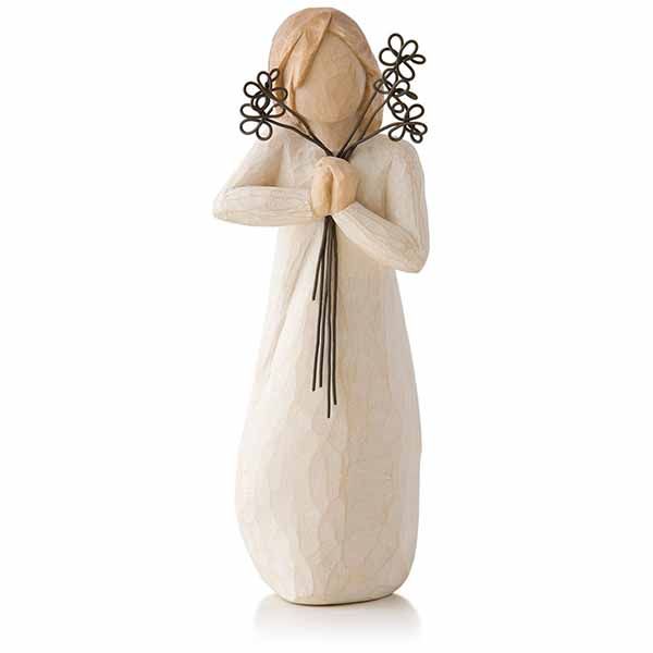 Wlllow Tree Friendship Figurine, 5.5 Willow Tree Figurine Friendship Friendship is the sweetest gift! 5.5" H 26155