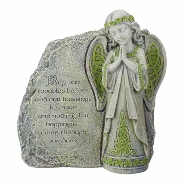 Joseph's Studio Irish Angel Garden Stone 64378 from the Celtic Garden Collection by Roman Inc.