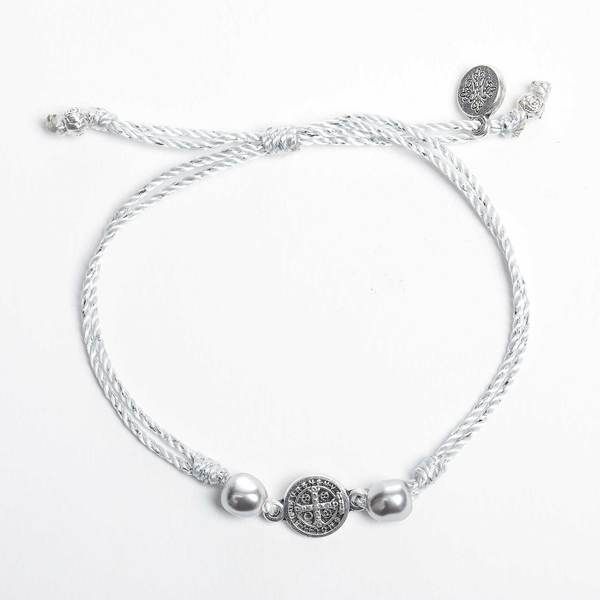 My Saint My Hero Blessings and Joy Bracelet Metallic Silver-20022PT