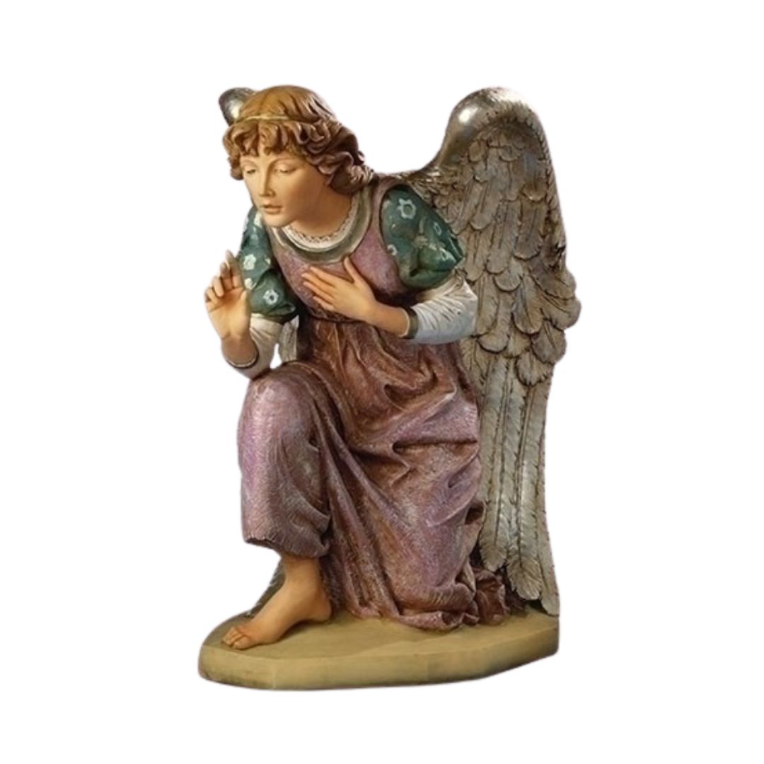 Fontanini 50" Masterpiece Nativity Collection Kneeling Angel #52318
