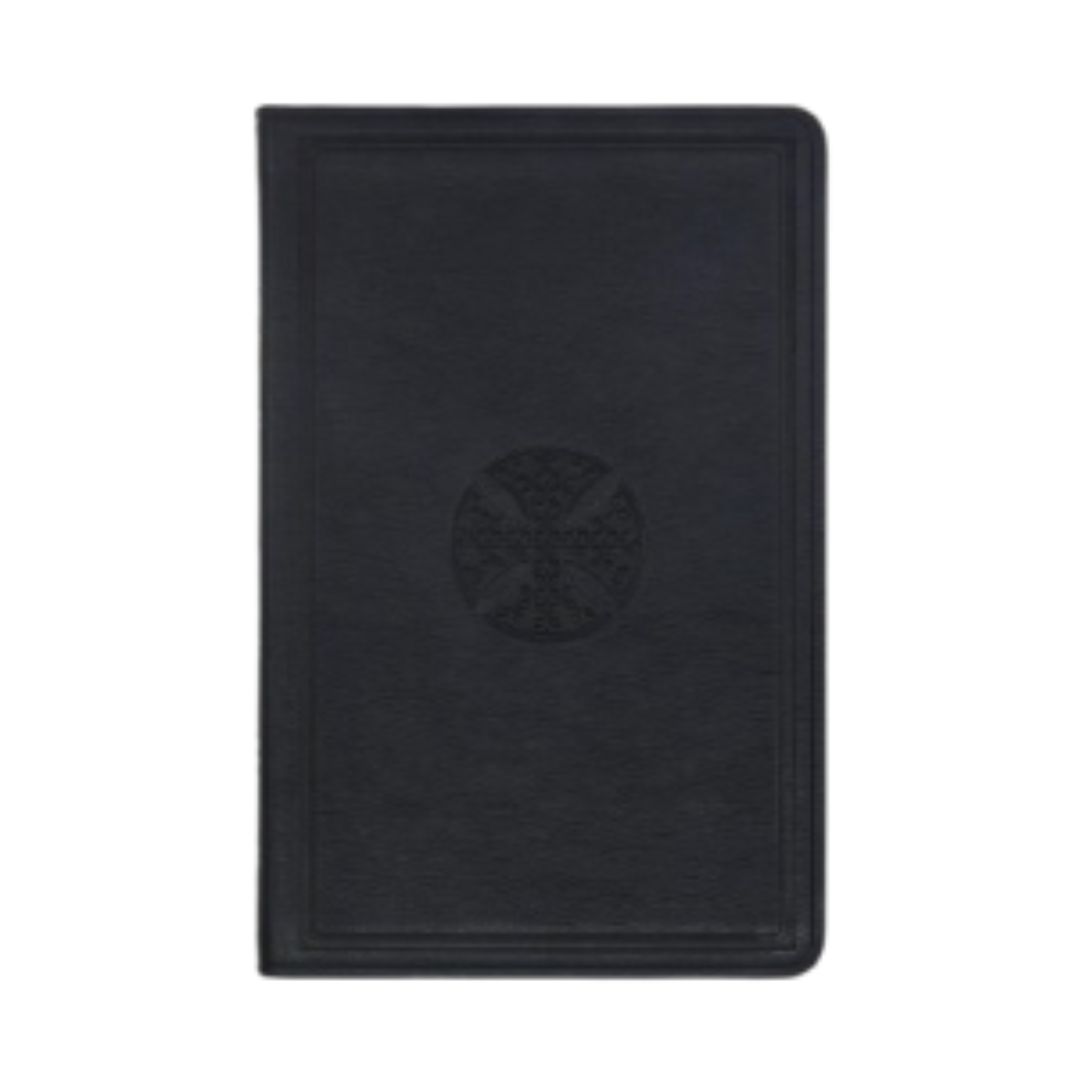 ESV LP Value Thinline Bible Trutone Navy Mosaic Cross Design 9781433566837