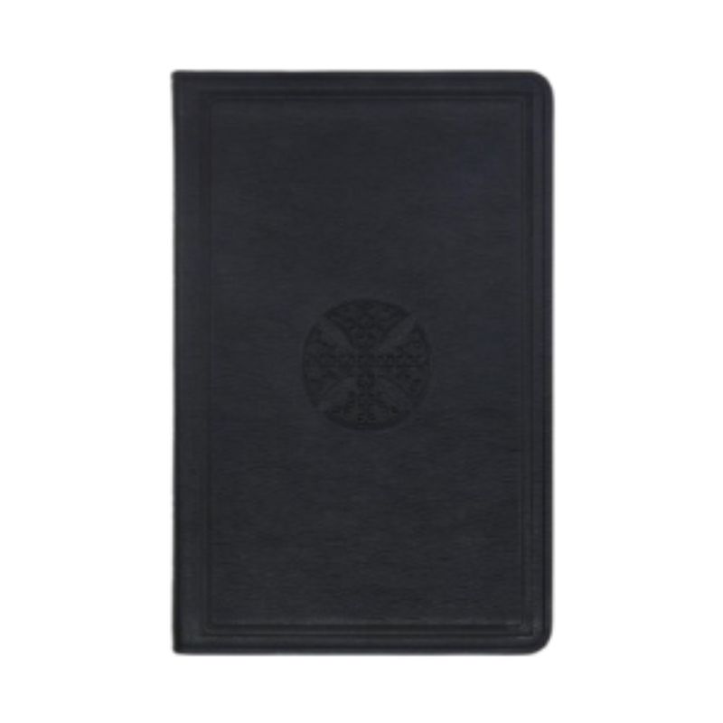 ESV LP Value Thinline Bible Trutone Navy Mosaic Cross Design 9781433566837