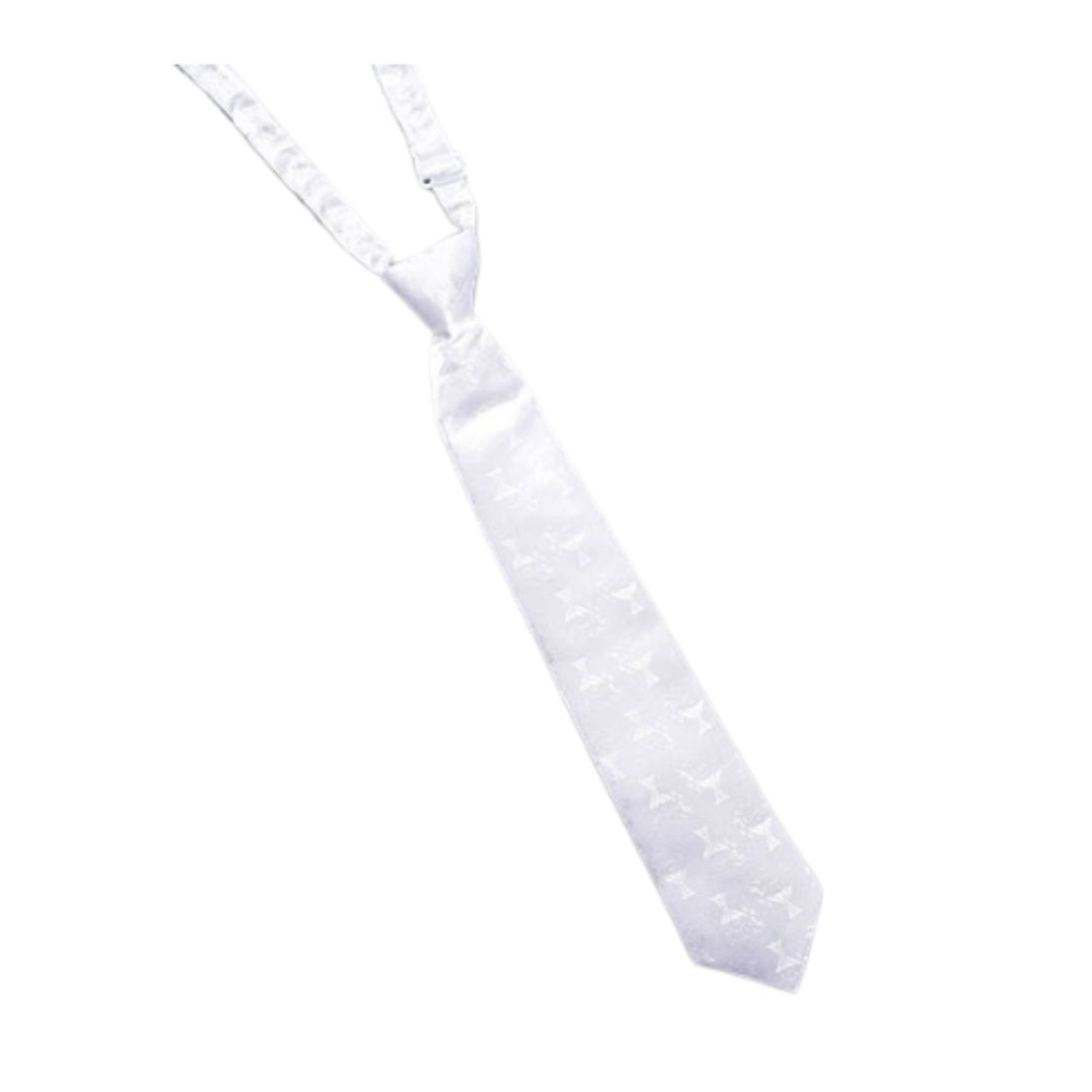 First Communion White Tie with Chalice & Host Design 12" Pre-knotted First Communion White Tie with Chalice and Host design 95248