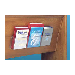 Extra Long Clear Pew Book Rack 8-RU425 Extra Long Clear Pew Book Rack 8-RU425