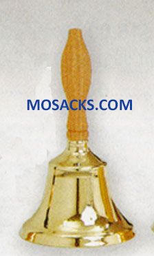 K Brand Medium School Bell K197-M Brass School Bell Silver School Bell or Gold School Bell