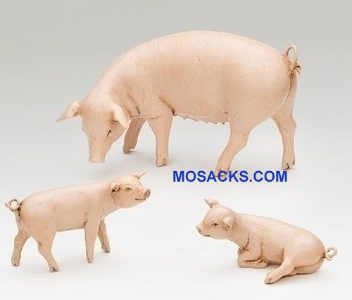 Fontanini Nativity 5 Inch Pig Family 3 in set 20-52800