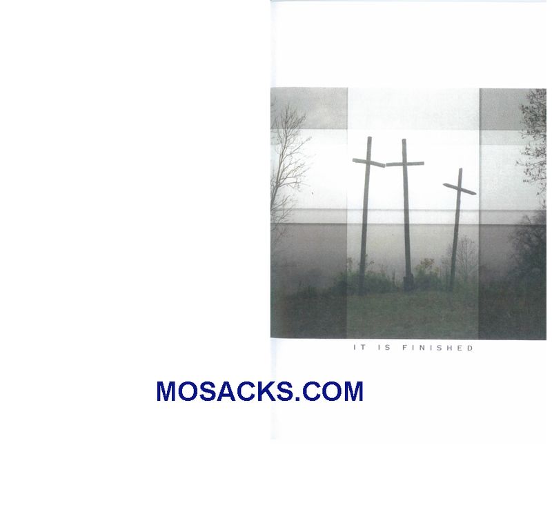 Bulletin Covers It Is Finished 100 Pack-A4452, Good Friday Cover