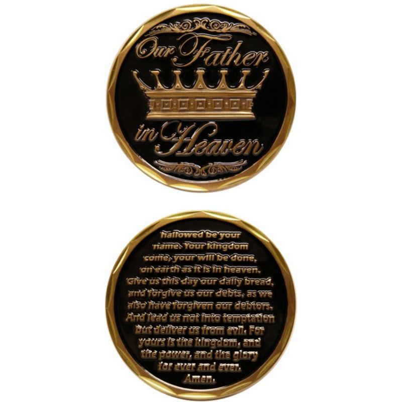 Challenge Coin - The Lord's Prayer Challenge Coin487-2598