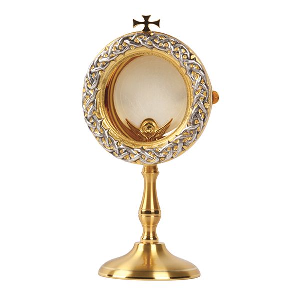 Chapel Monstrance Crown of Thorns 9" High All-purpose Luna K912 Gold Plated & Silver Plated Chapel …